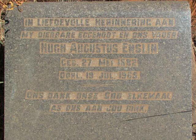ENSLIN Hugh Augustus 1882-1965