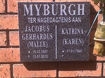 MYBURGH Jacobus Gerhardus 1957-2012 & Katrina 1964-