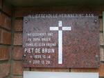 BRUIN Piet, de 1939-2010