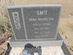 SMIT Anna Magrietha nee V.D. MERWE 1909-1978