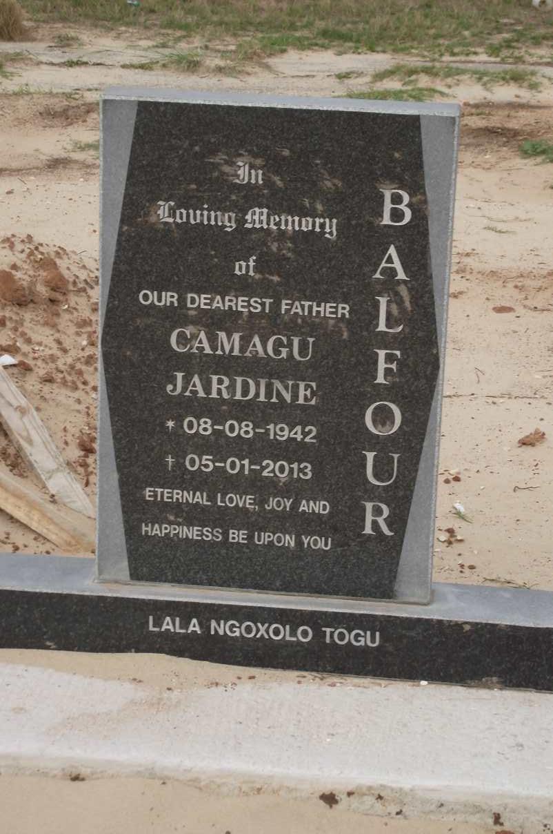 BALFOUR Camagu Jardine 1942-2013