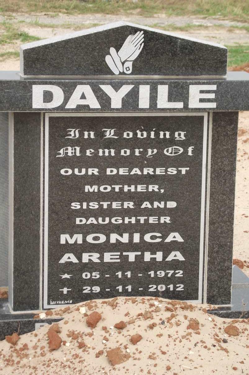 DAYILE Monica Aretha 1972-2012