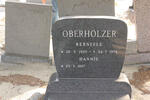 OBERHOLZER Kerneels 1920-1978 & Hannie 1927-