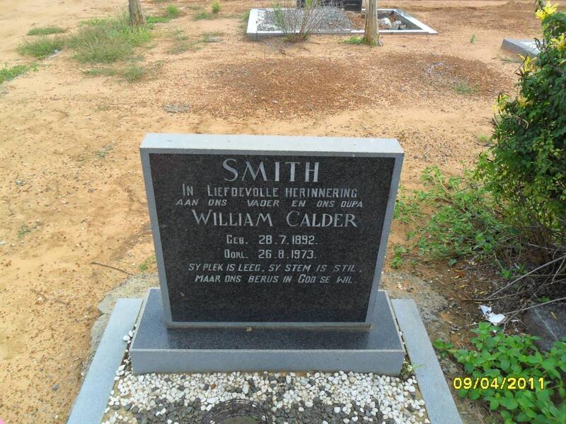 SMITH William Calder 1892-1973