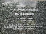BOOYSEN Marie 1949-2008