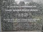 BENEKE Daniel Hendrik 1942-2011