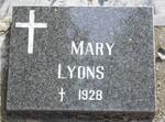 LYONS Mary -1928