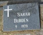 BURDEN Sarah -1929