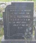 POSTHUMUS W.G 1914-1954