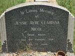 NICOL Jessie Ayre Clarissa nee KIDGER -1954