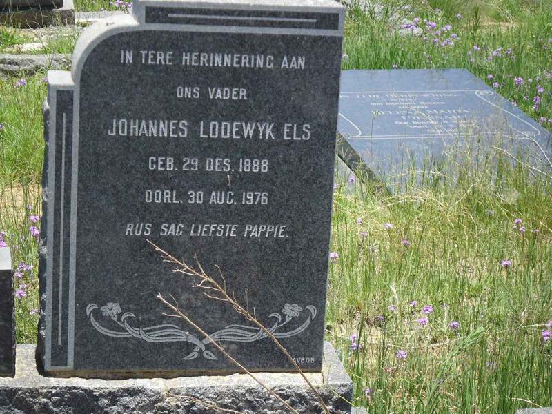 ELS Johannes Lodewyk 1888-1976