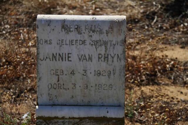 RHYN Jannie, van 1929-1929