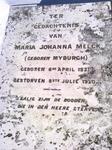 MELCK Maria Johanna nee MYBURGH 1831-1920