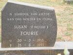 FOURIE Susan 1915-1997