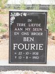 FOURIE Ben 1938-1983