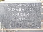 KRUGER Susara G. nee BRITZ 1896-1991