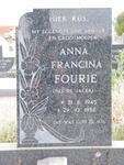 FOURIE Anna Francina nee DE JAGER 1945-1986