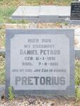 PRETORIUS Daniel Petrus 1891-1961