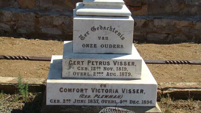 VISSER Gert Petrus 1819-1979 & Comfort Victoria PLEWMAN 1837-1896