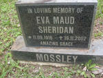 MOSSLEY Eva Maud Sheridan 1916-2002