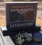 ESTERHUYZEN Martha Margaretha nee DU PLESSIS 1935-2012
