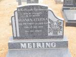MEIRING Susara Stefina nee PRETORIUS 1937-1969