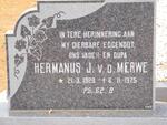 MERWE Hermanus J., v.d. 1928-1975