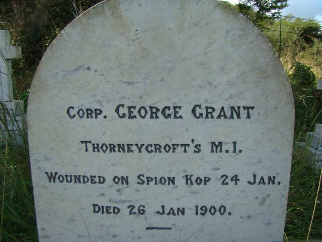 GRANT George -1900