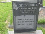 GELDENHUYS Cornelis 1916-1977