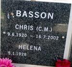 BASSON C.M. 1920-2002 &  Helena 1928-