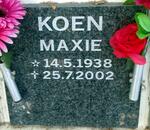 KOEN Maxie 1938-2002