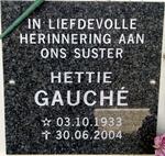 GAUCHE Hettie 1933-2004