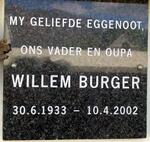 BURGER Willem 1933-2002