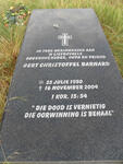 BARNARD Gert Christoffel 1950-2004