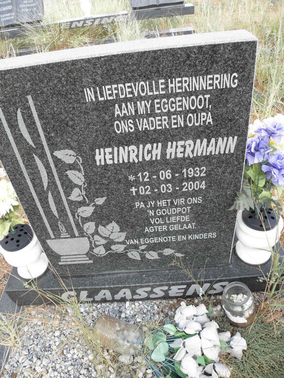 CLAASSENS Heinrich Hermann 1932-2004