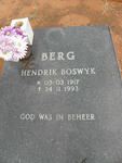 BERG Hendrik Boswyk 1917-1993