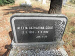 GOUS Aletta Catharina 1906-1980