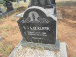 KLERK N.J.S., de 1886-1974