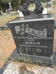 CALITZ Maria M. 1904-1985