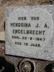ENGELBRECHT Hendrina J.A. -1947