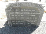 BERGH Gert Stephanus 1881-1969 & Maria Magdalena Susanna 1887-1982