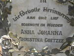 COETZEE Anna Johanna Christina 1892-1935