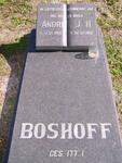 BOSHOFF Andre J.H. 1960-1986