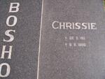 BOSHOFF Chrissie 1911-1986