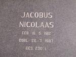 BOSHOFF Jacobus Nicolaas 1912-1987
