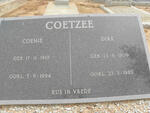 COETZEE Dirk 1909-1985 & Coenie 1913-1994