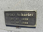 SCHAEFER Heinz 1929-1994