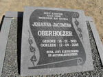 OBERHOLZER Johanna Jacoba 1923-2005