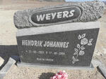 WEYERS Hendrik Johannes 1931-2004