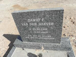 HEEVER Dawid F., van den 1942-2004